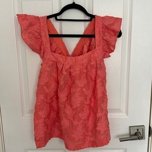 By Anthropologie Peach Top!